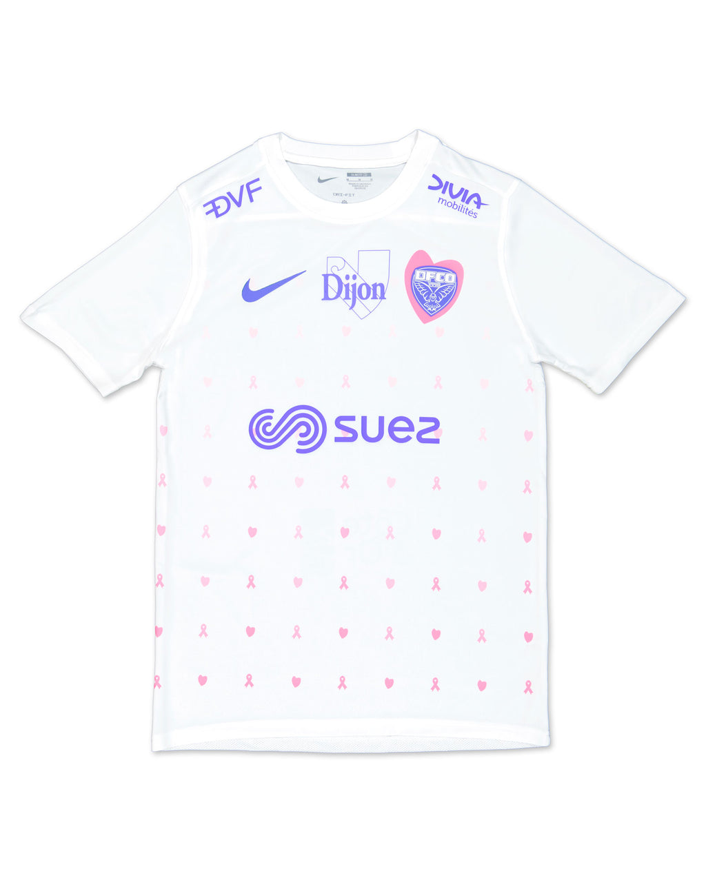Maillot DFCO Féminines x Octobre Rose